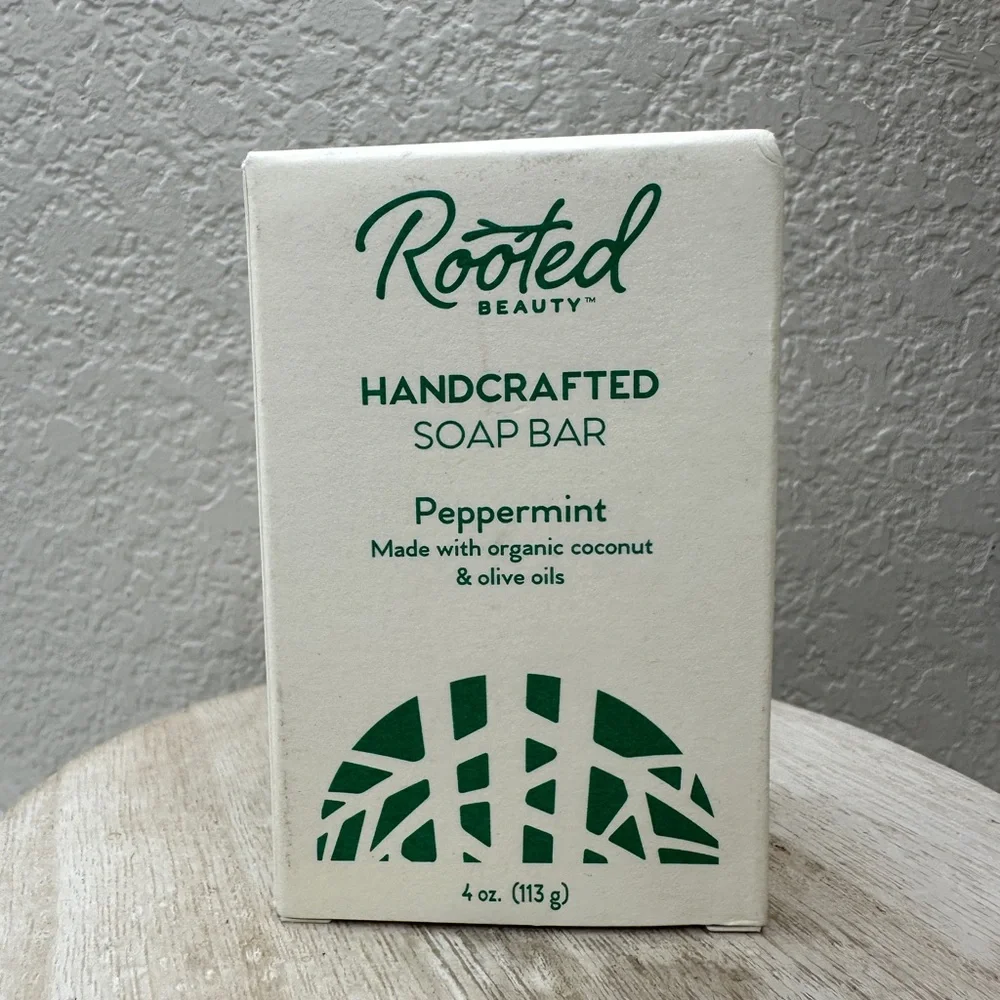$4 🌙 Rooted Handcrafted Peppermint Soap NEW FULL SZ‎
